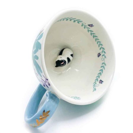 House of Disaster Boulevard Green Cat Teacup