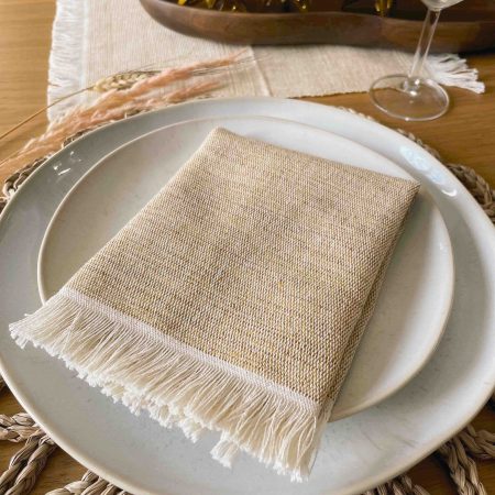 Vanilla Handwoven Napkins Set of 4