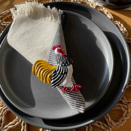 Jersey Rooster Napkin Ring
