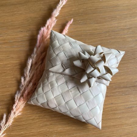Handwooven Natural Palm Gift Pouch
