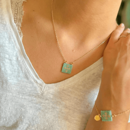 Miyuki Scapular Necklace